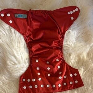 AlvaBaby Red Diaper Cover